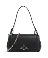 Vivienne Westwood Hazel Re-Vegan Grain Medium Skuldertaske black
