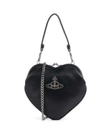 Vivienne Westwood Belle Heart Frame Re-Vegan Grain Skuldertaske black