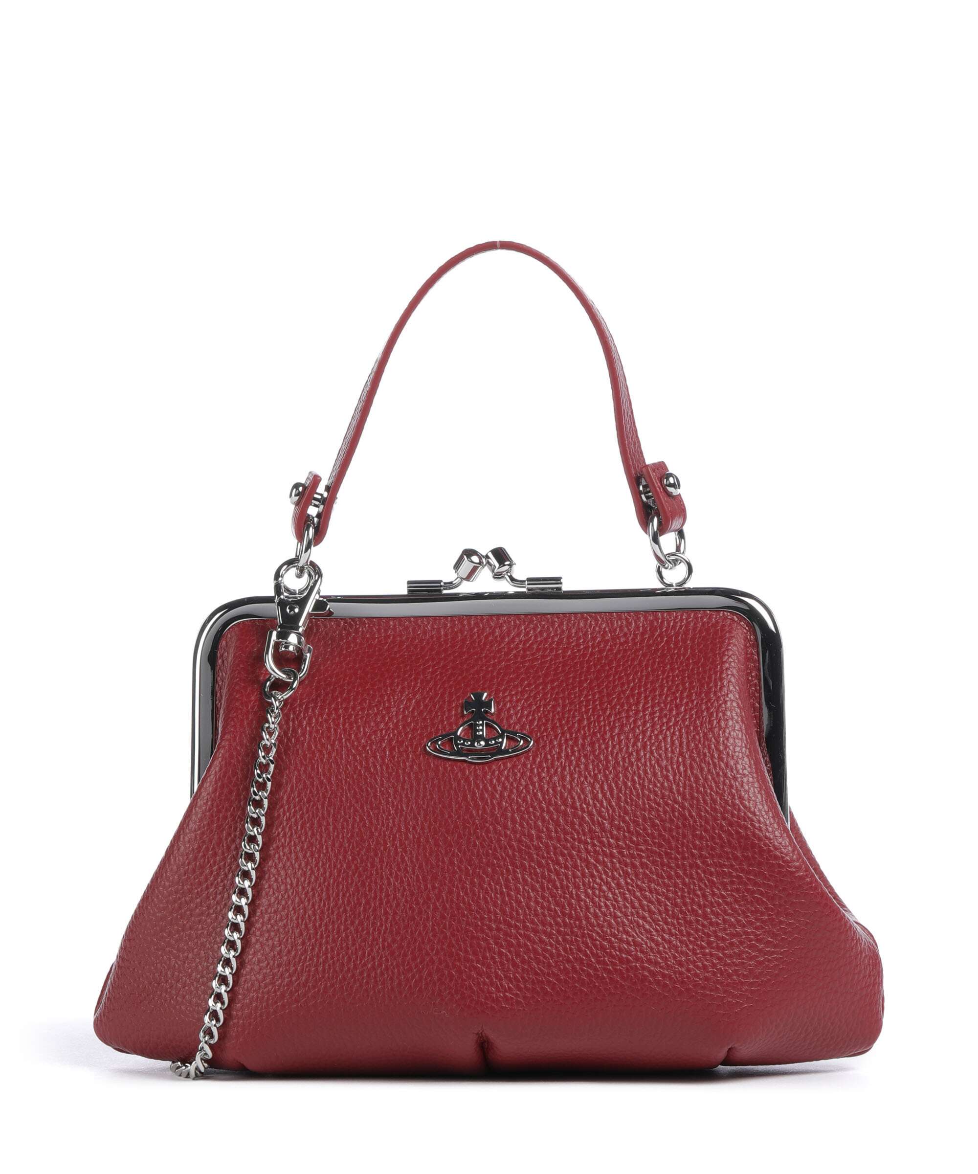 Vivienne Westwood Granny Frame Grain Crossbody bag red
