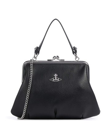 Vivienne Westwood Granny Frame Grain Crossover taske black