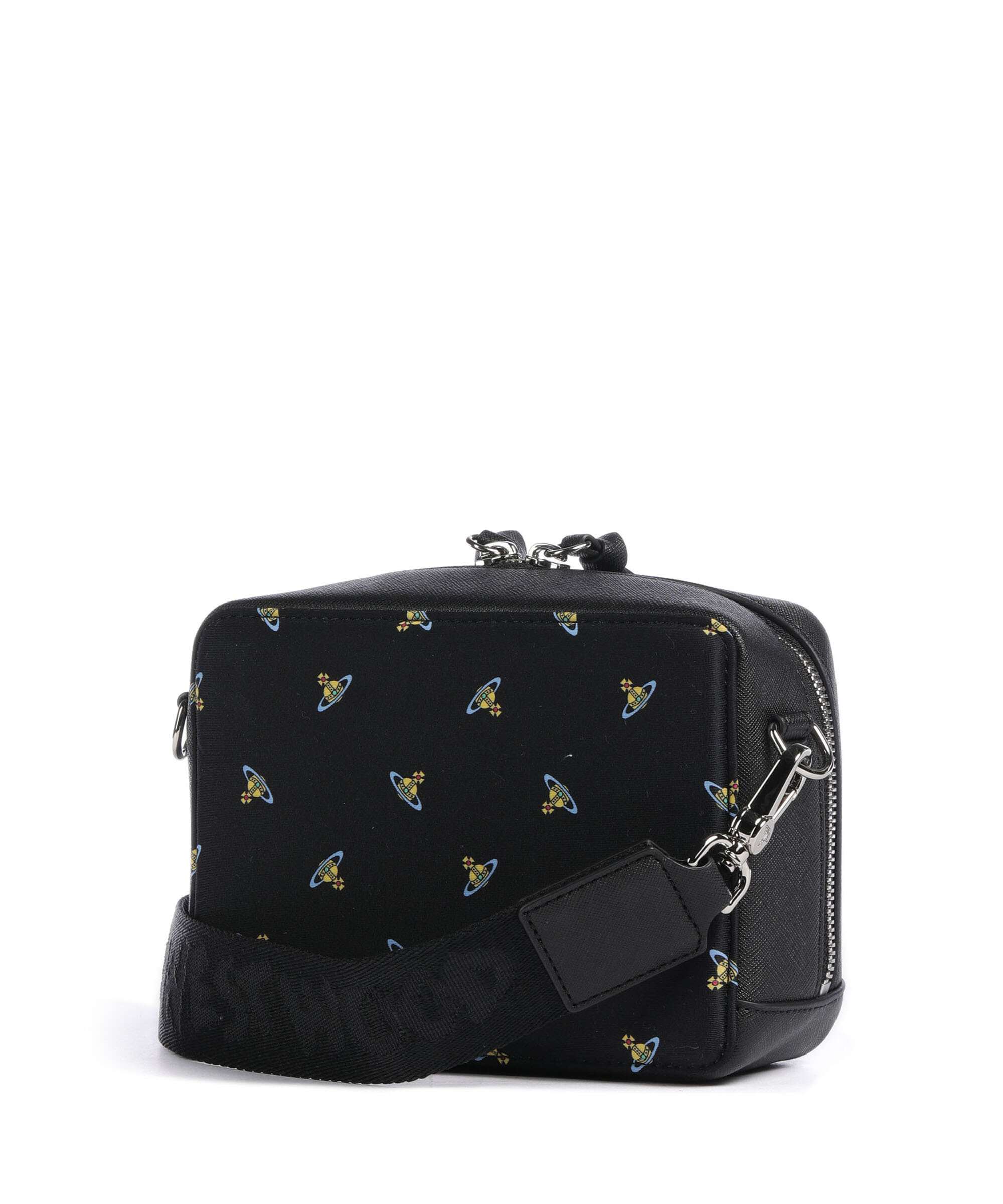 Vivienne Westwood Melih Neoprene Printed Crossbody bag black