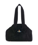 Vivienne Westwood Archive Velvet Medium Håndtaske black