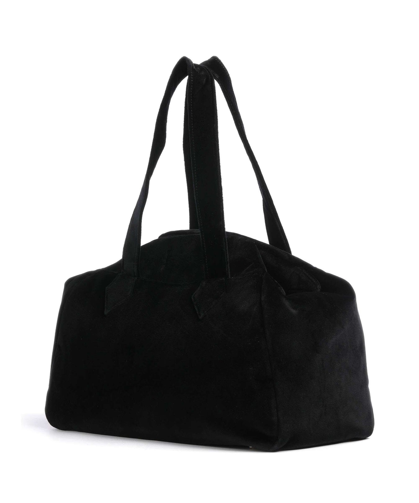 Vivienne Westwood Archive Velvet Large Tote bag black