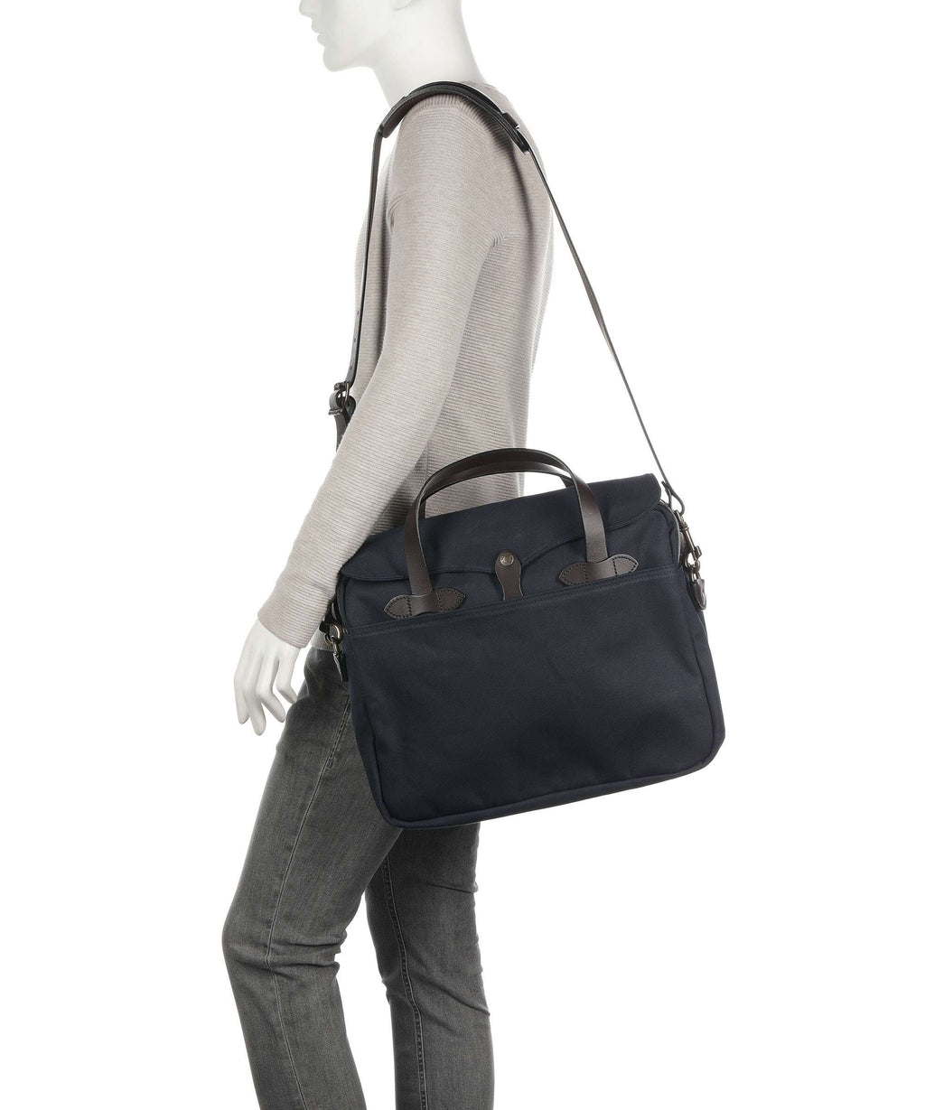 Filson Rugged Twill Original Briefcase navy