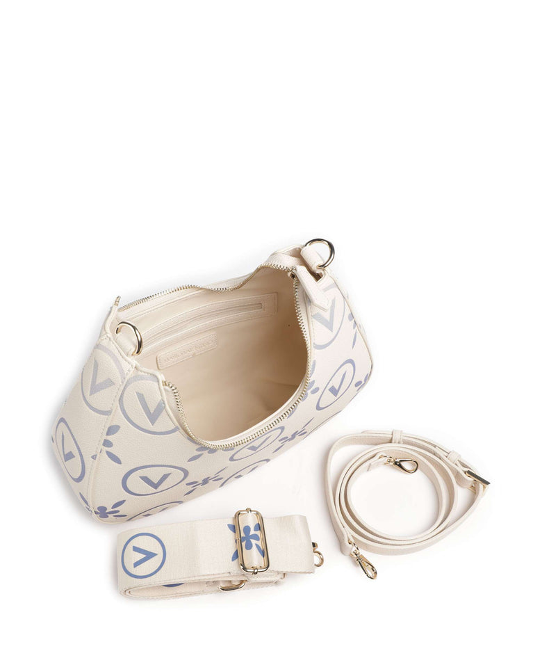 Valentino Bags Samba Re Print Shoulder bag ecru/bluette