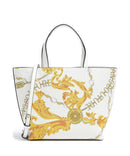 Versace Jeans Couture Reversible Shopper Håndtaske white/gold