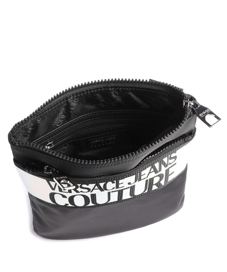 Versace Jeans Couture Iconic Logo Crossbody bag black/silver
