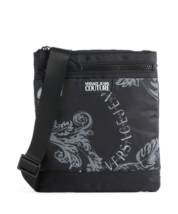 Versace Jeans Couture Iconic Printed Logo Crossover taske black