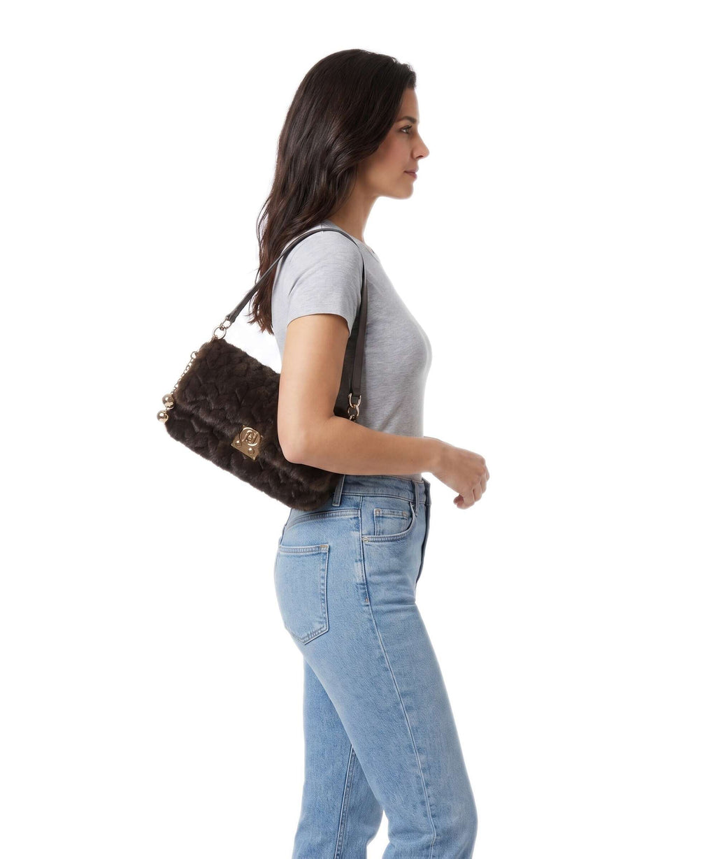 Liu Jo Adiva M Shoulder bag dark mocha
