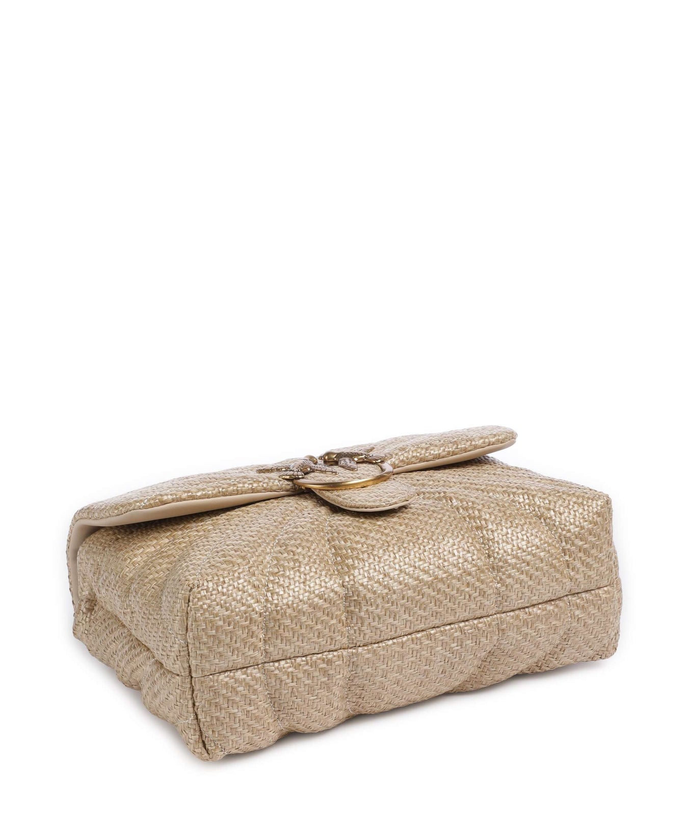 Pinko Love Puff Classic Shoulder bag beige/grigio fumo/antique gold