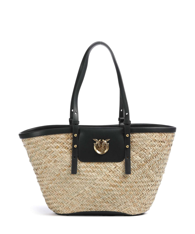 Pinko Love Summer Tote bag nero/antique gold