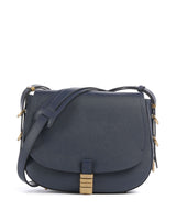 Pinko Saddle Classic Crossover taske blu indaco ombroso/antique gold