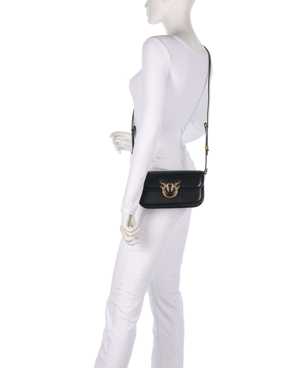 Pinko Love Box Baguette Shoulder bag nero/antique gold