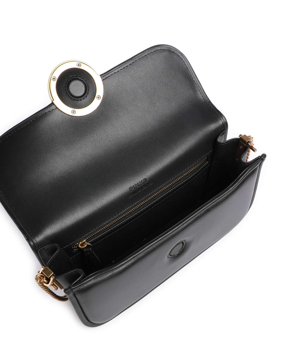 Pinko Love Box Baguette Shoulder bag nero/antique gold
