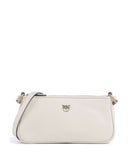 Pinko Half Moon Mini Crossover taske bianco seta/antique gold