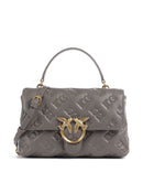 Pinko Love Lady Puff Classic Håndtaske grigio asfalto/antique gold
