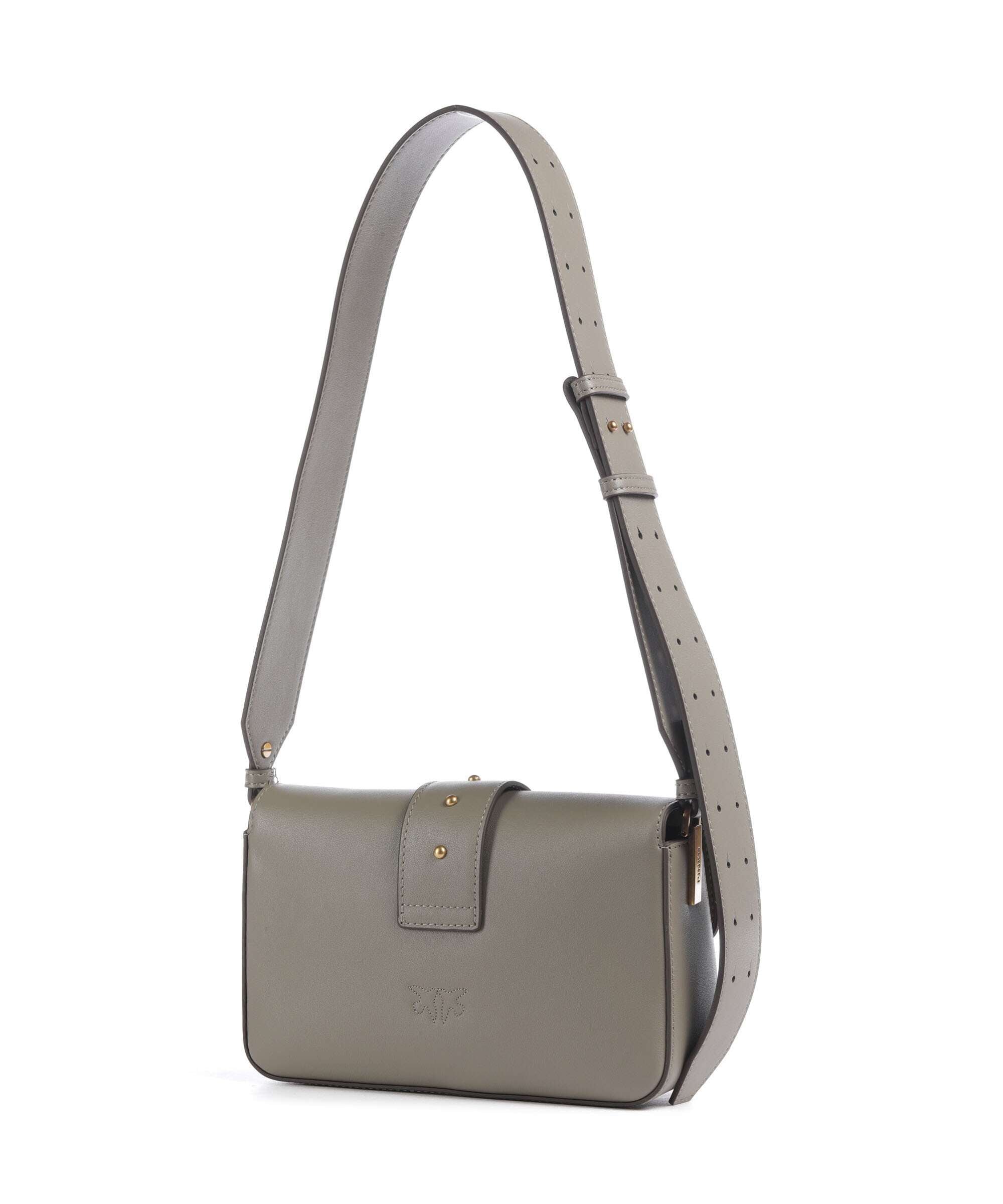 Pinko Love One Mini Slouchy Shoulder bag noce/antique gold