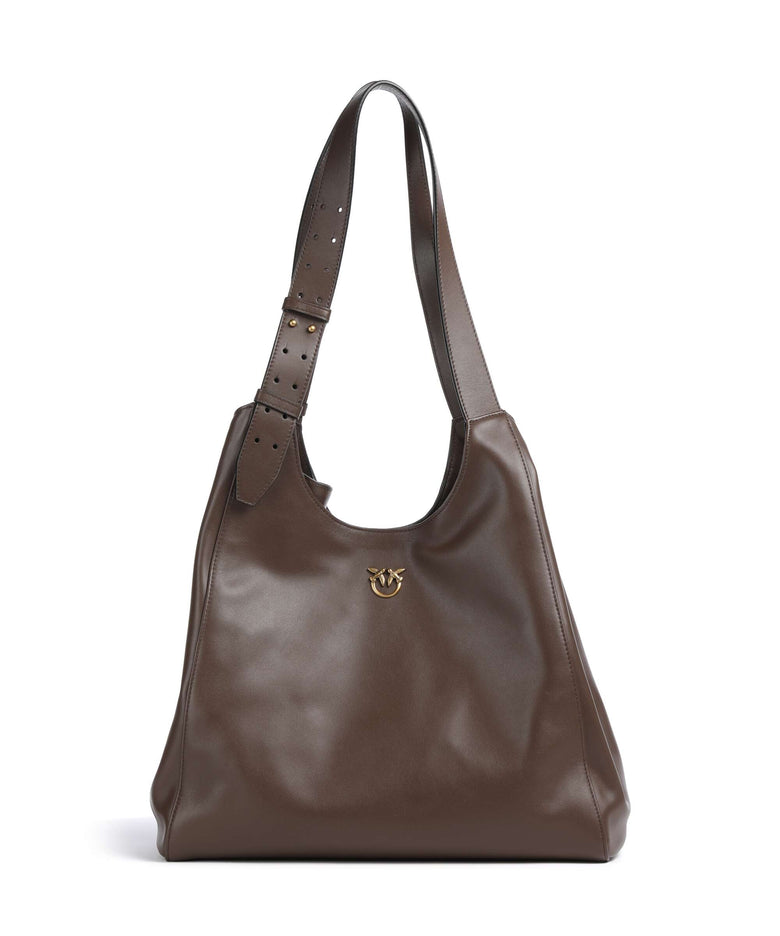 Pinko Tote bag marrone castano/antique gold