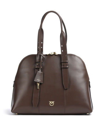 Pinko Håndtaske marrone castano/matt gold