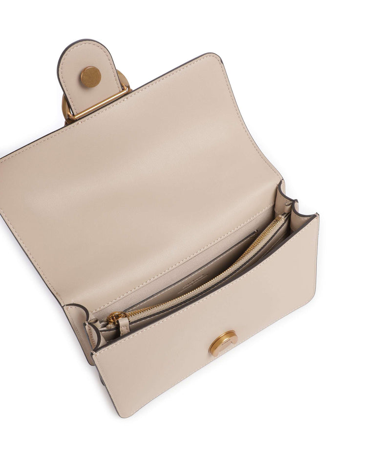Pinko Love One Mini Crossbody bag beige/grigio fumo/antique gold