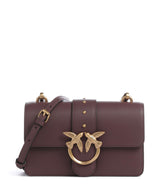 Pinko Love One Mini Crossover taske cioccolato amaro/antique gold