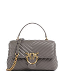 Pinko Love Lady Puff Classic Håndtaske grigio asfalto/antique gold