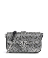 Pinko Love One Baby Slouchy Crossover taske argento/nickel lucido