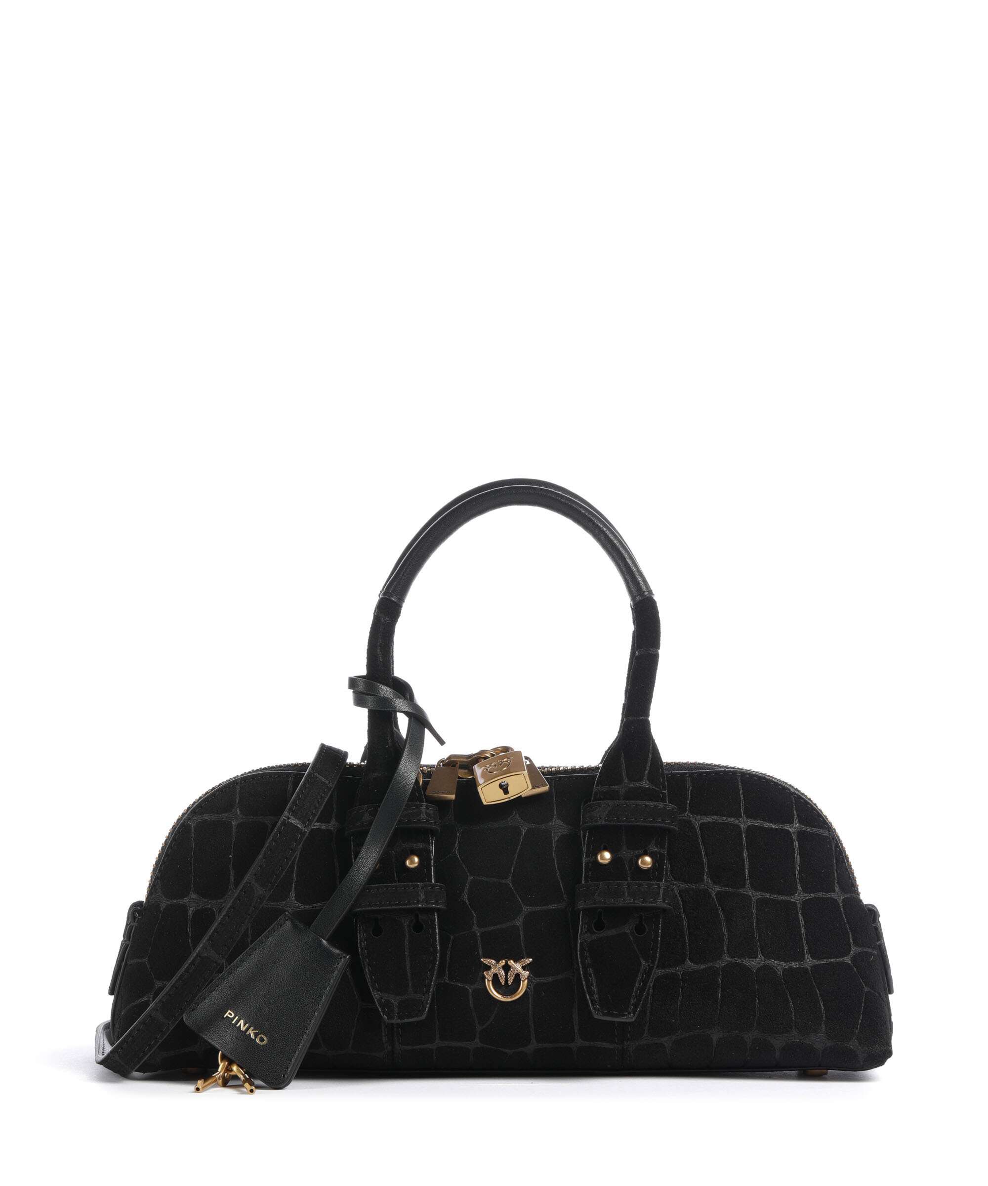 Pinko Bowling Horizontal Handbag nero/antique gold