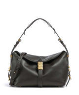 Pinko Saddle Horizontal Mini Skuldertaske verde fango/antique gold