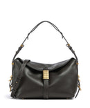 Pinko Saddle Baguette Mini Skuldertaske verde fango/antique gold