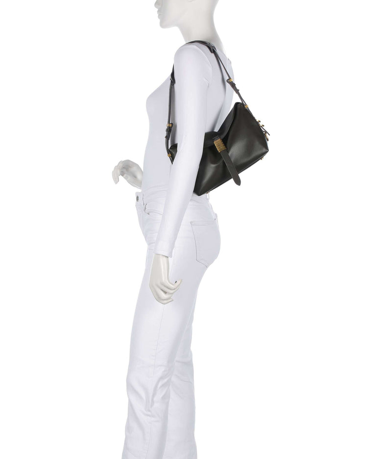 Pinko Saddle Horizontal Mini Shoulder bag verde fango/antique gold