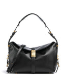 Pinko Saddle Baguette Mini Skuldertaske nero/antique gold