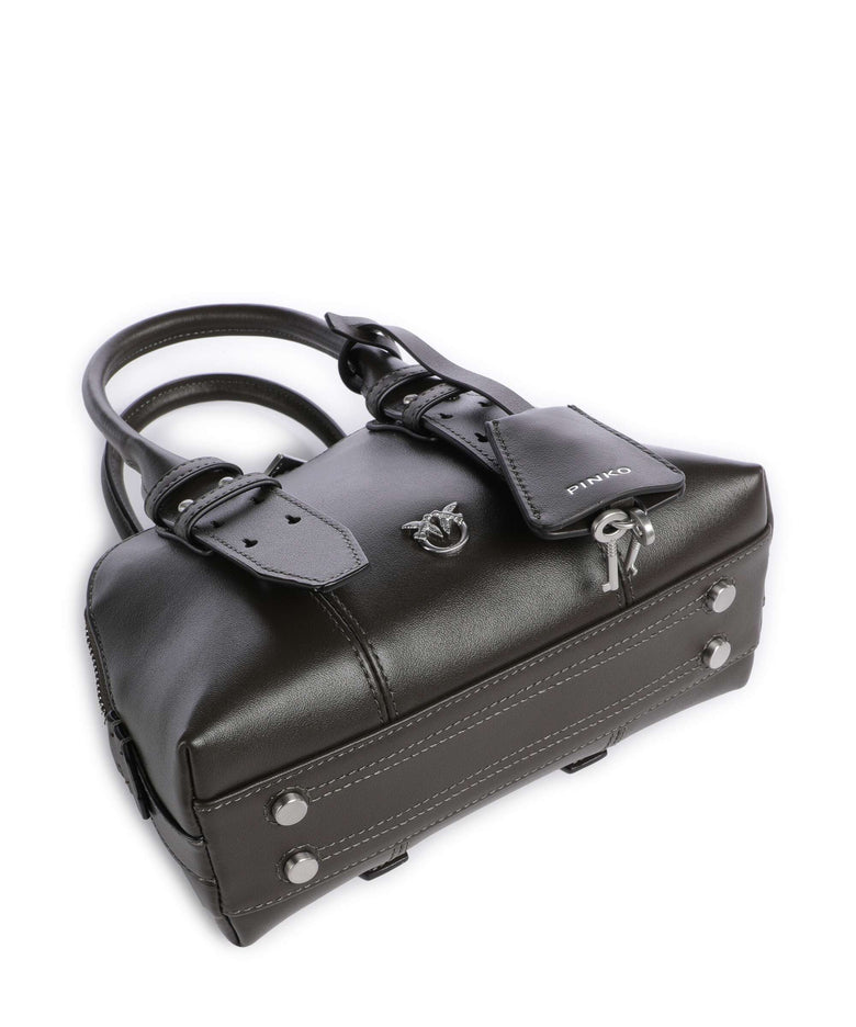 Pinko Bowling Mini Handbag verde fango/matt silver