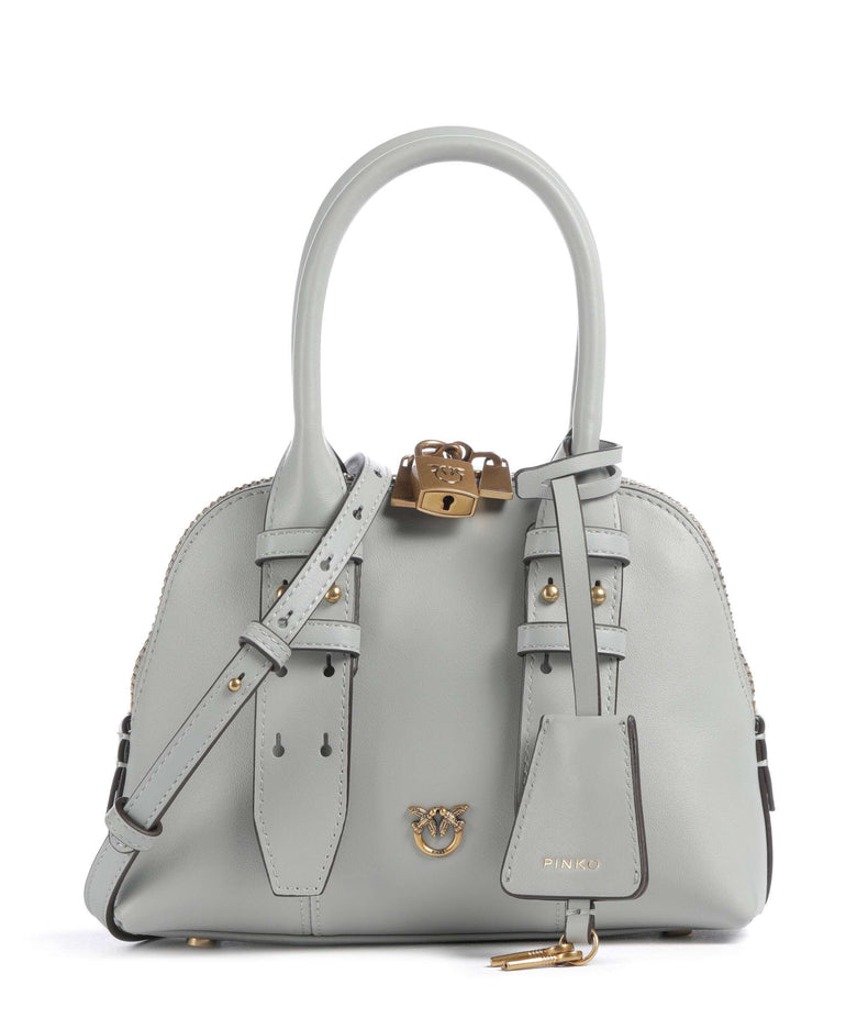 Pinko Bowling Mini Handbag grigio perla/antique gold