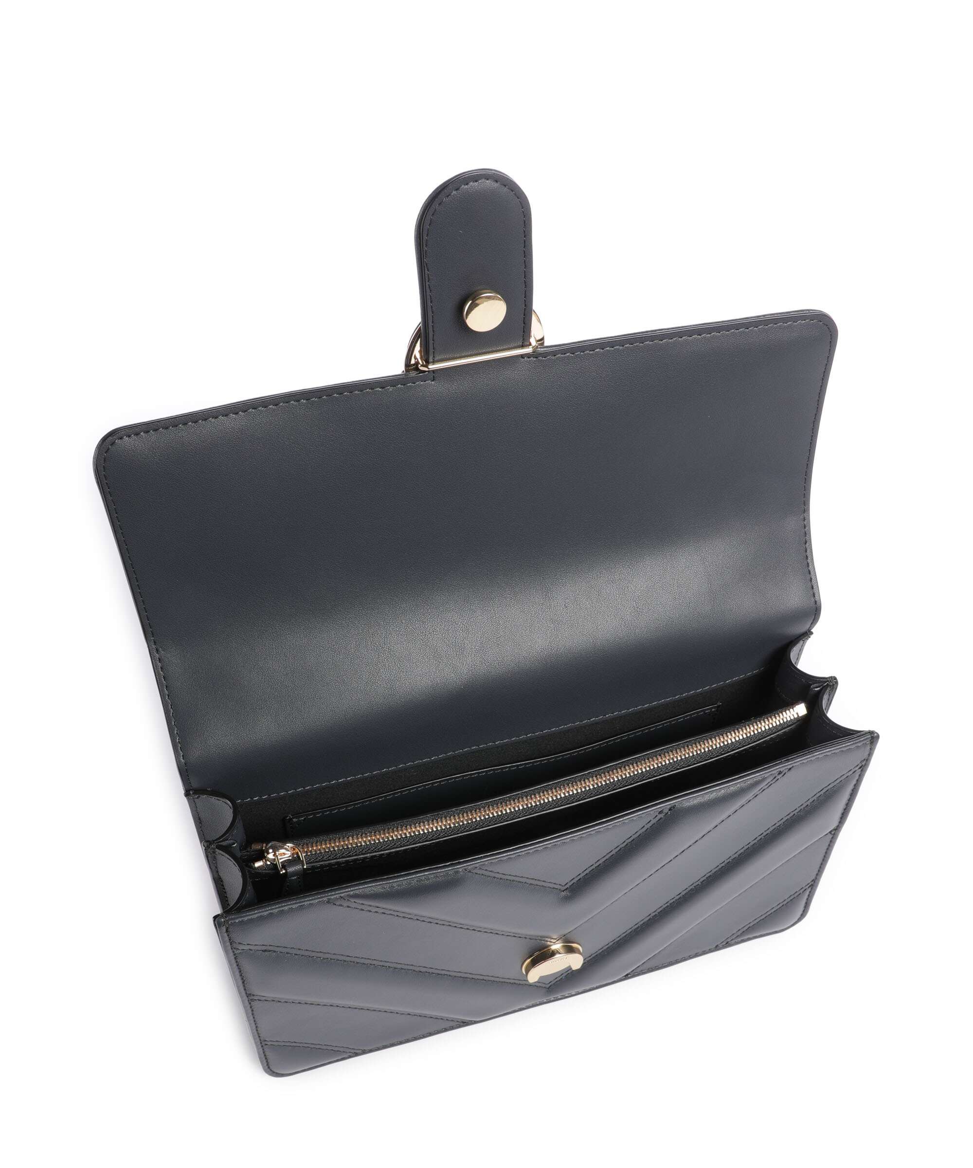 Pinko Love One Classic Shoulder bag grigio asfalto/oro mordore