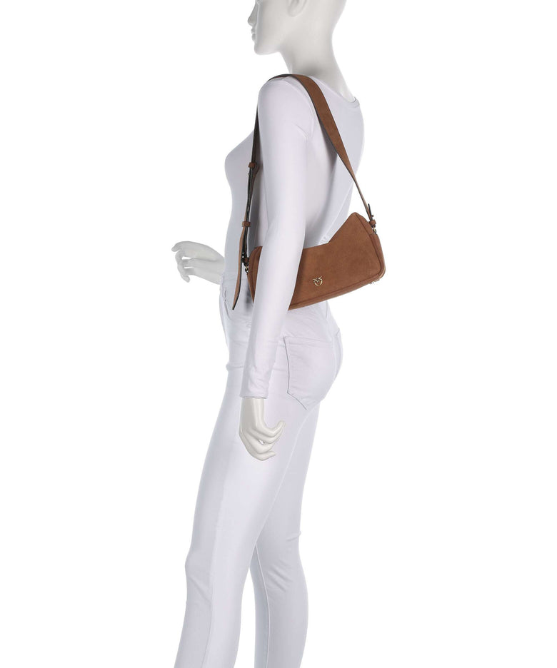 Pinko Shoulder bag marrone/leone/antique gold