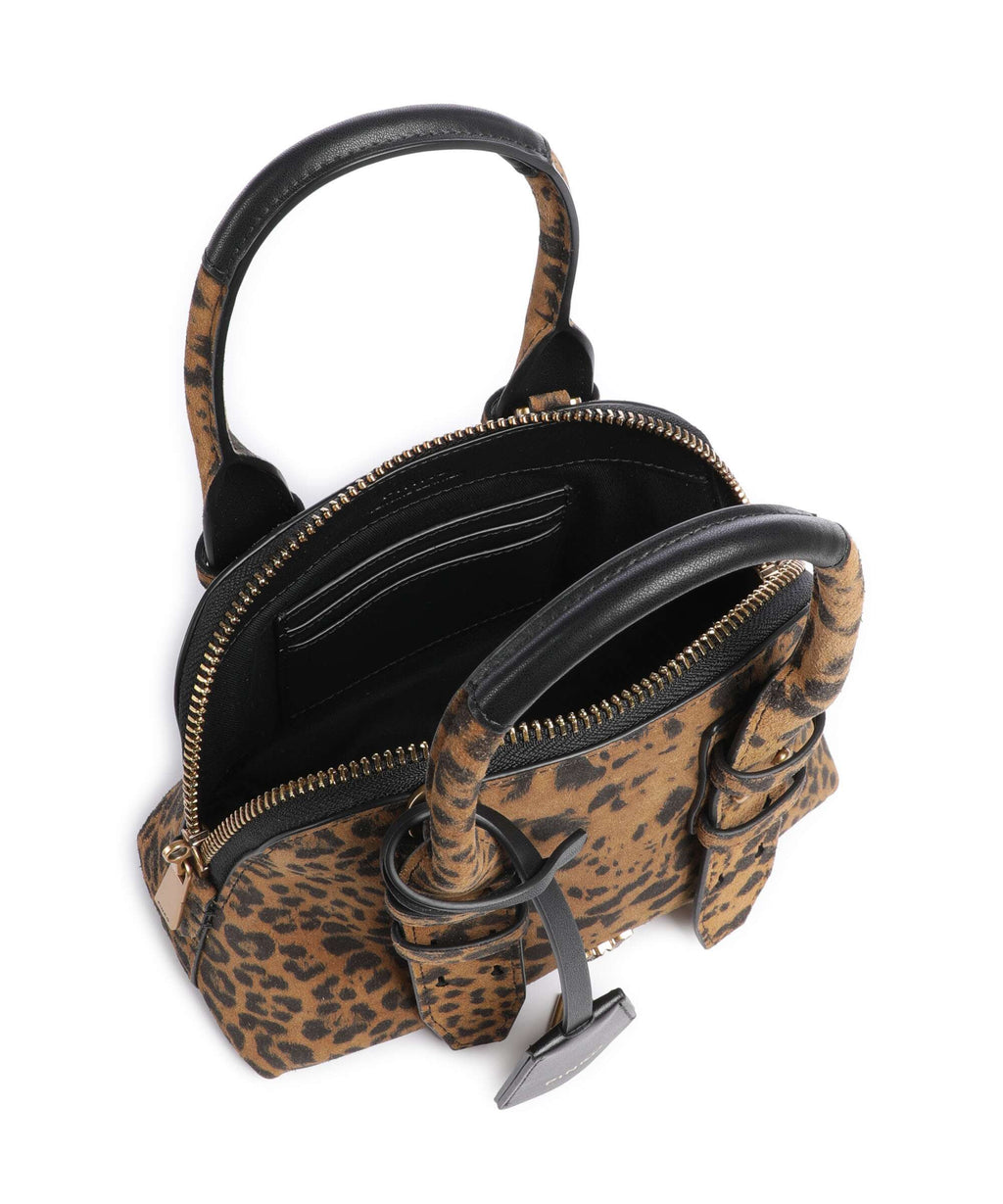 Pinko Bowling Mini Handbag maculato/marrone/antique gold