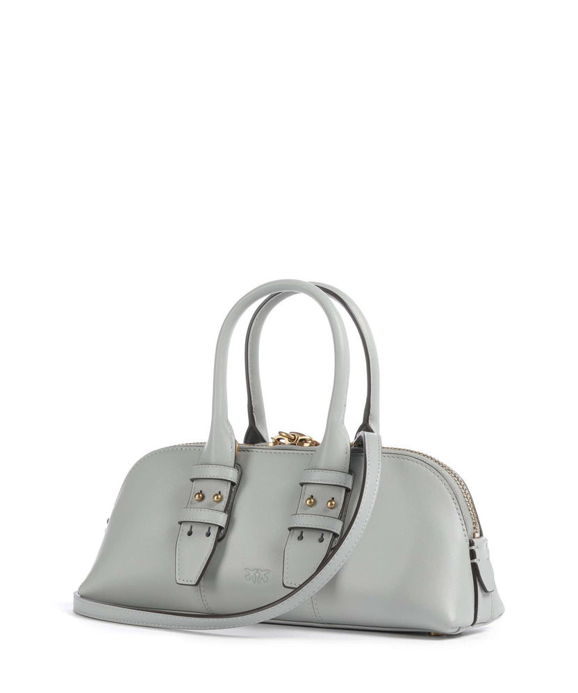 Pinko Bowling Horizontal Handbag grigio perla/antique gold