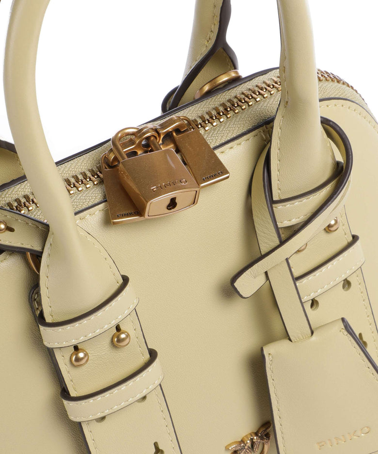 Pinko Bowling Mini Handbag giallo vaniglia/antique gold