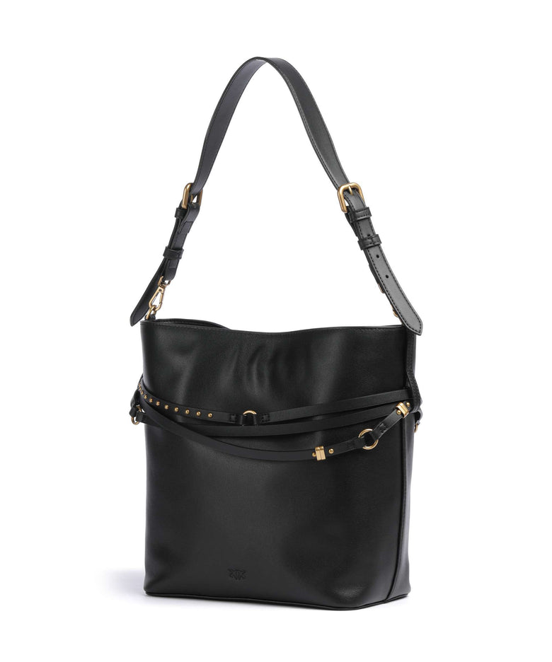 Pinko Belt Classic Bucket bag nero/antique gold