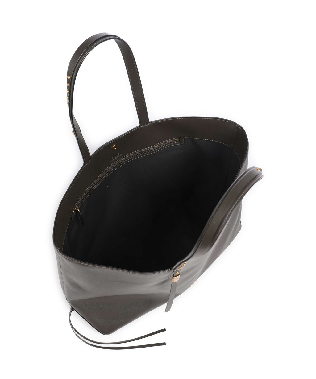 Pinko Tote bag verde fango/antique gold