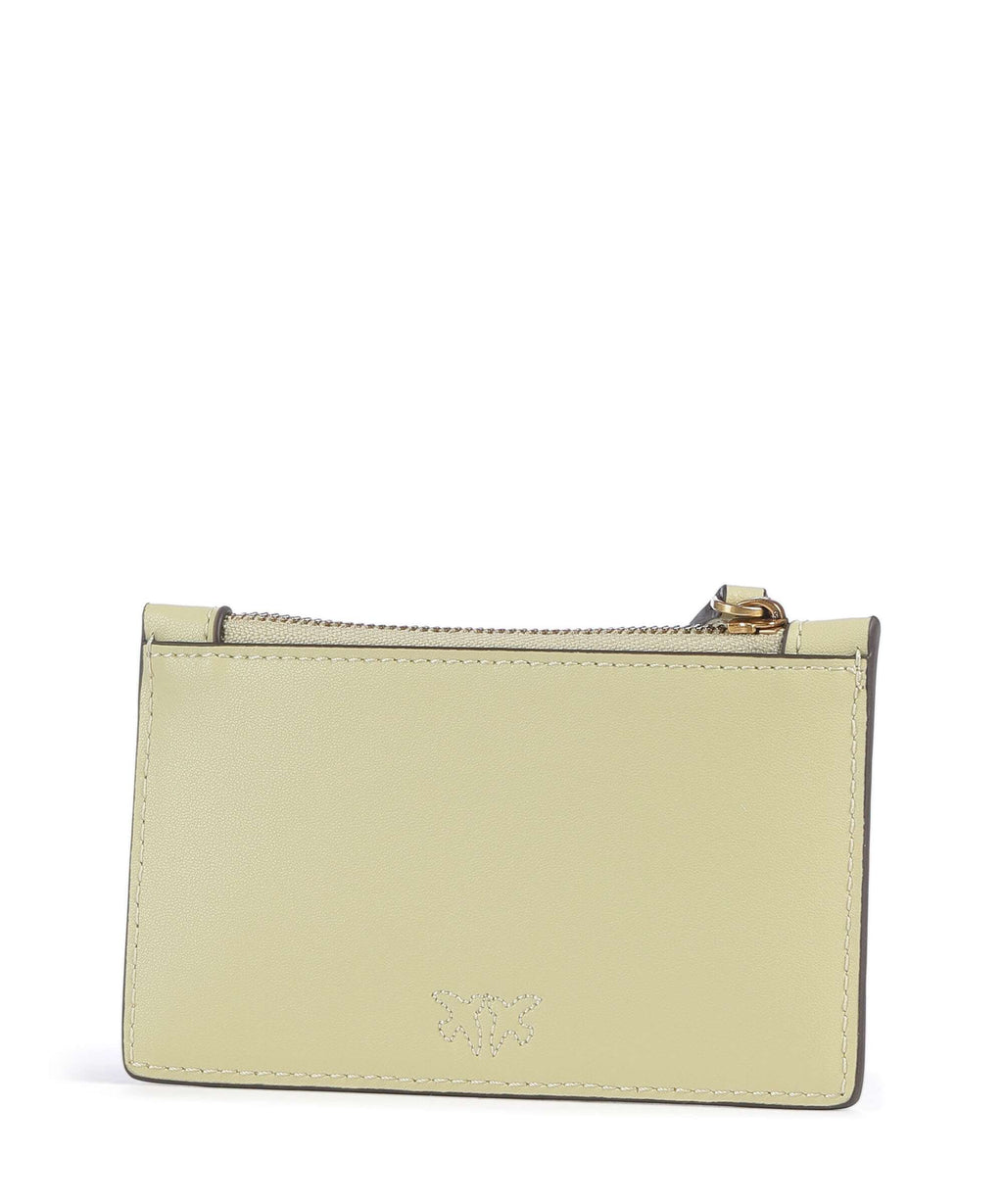 Pinko Airone Credit card holder giallo vaniglia/antique gold