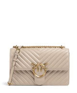 Pinko Love One Classic Shoulder bag beige/grigio fumo/antique gold