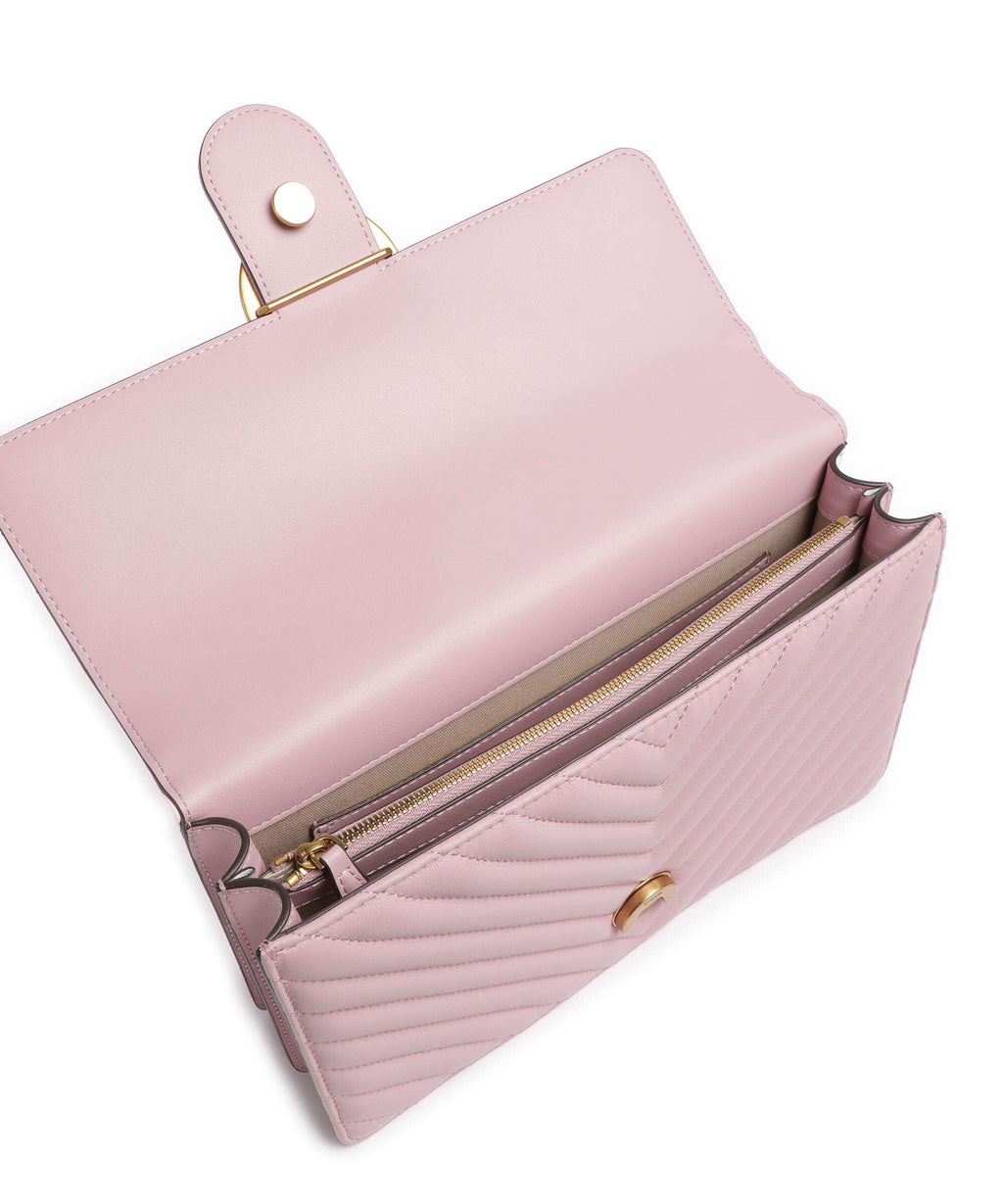 Pinko Love One Classic Shoulder bag rosa chiaro/antique gold