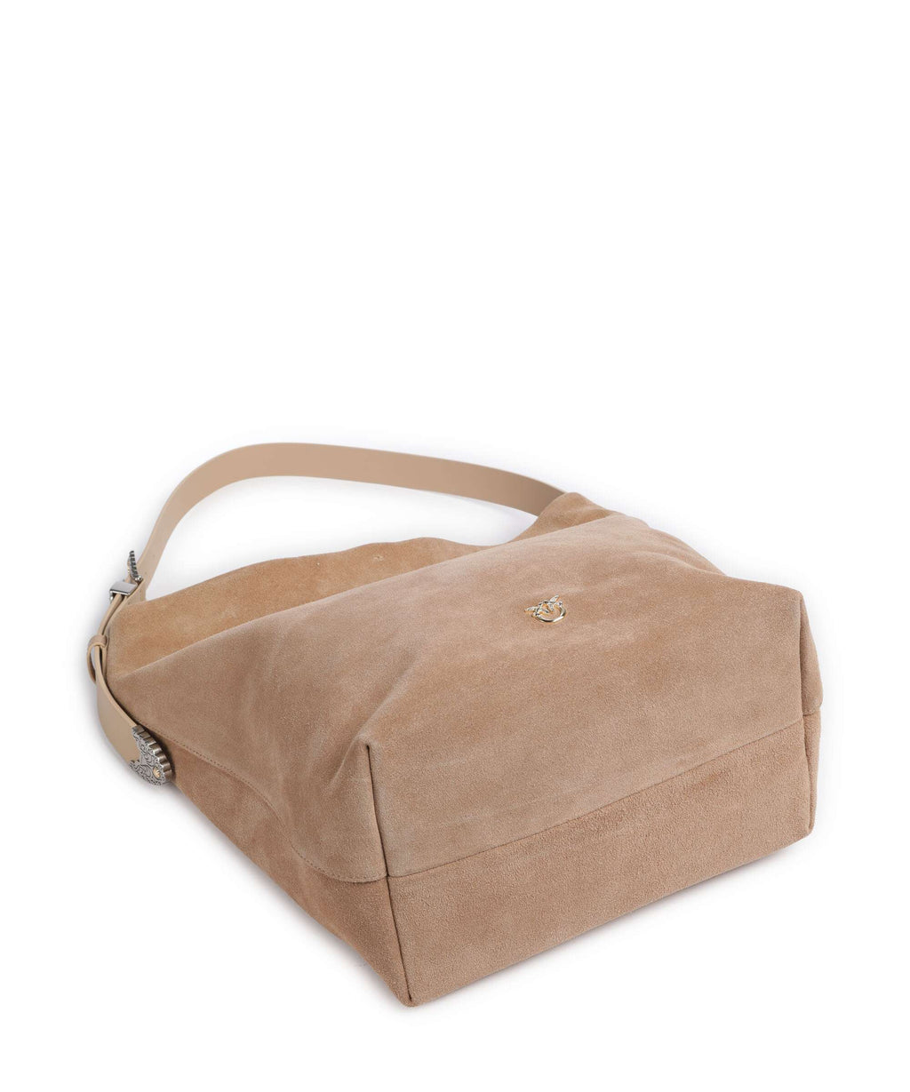 Pinko Big Hobo bag beige/scoiattolo/gal mix gold