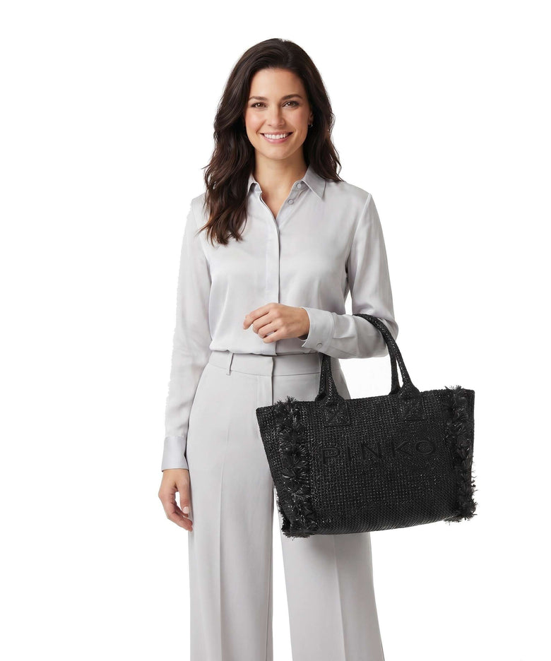 Pinko Beach Handbag nero/antique gold