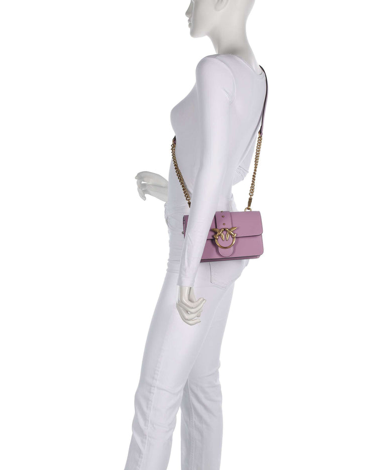 Pinko Love One Mini Crossbody bag lilla/antique gold