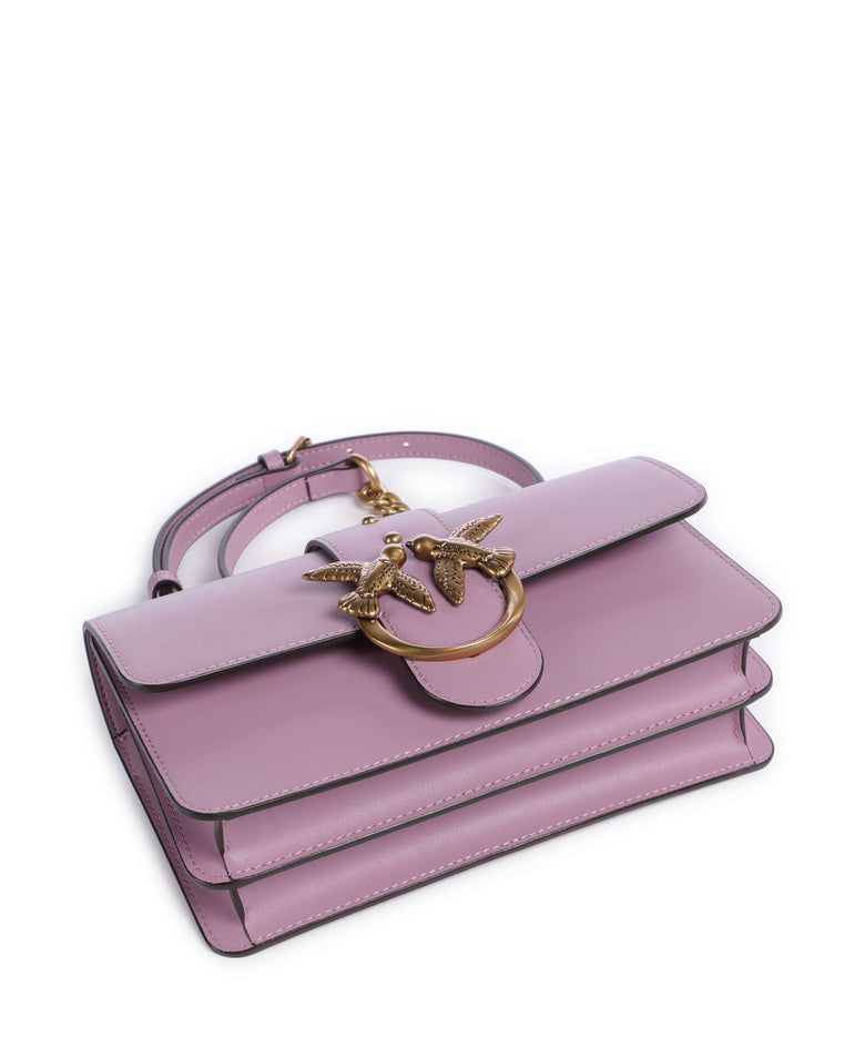 Pinko Love One Mini Crossbody bag lilla/antique gold