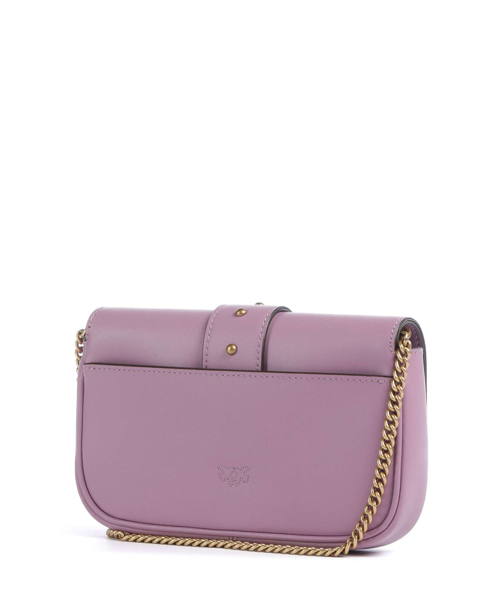 Pinko Love One Pocket Crossbody bag lilla/antique gold