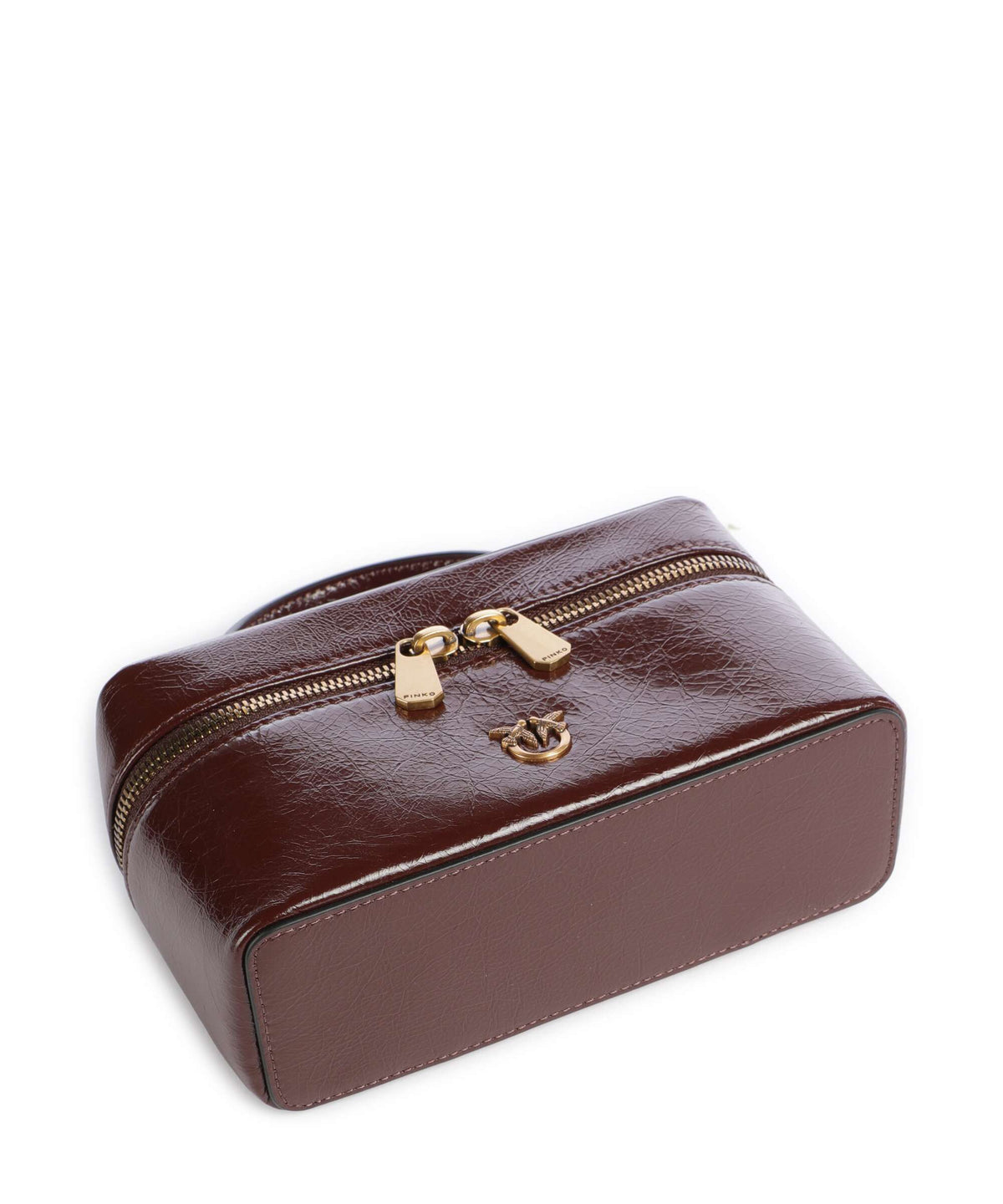 Pinko Vanity Mini Crossbody bag castano intenso/antique gold
